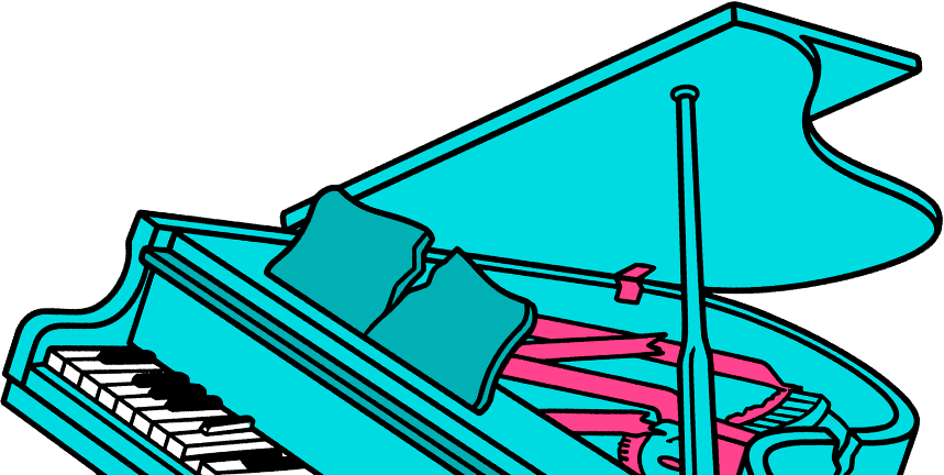 Piano rosa